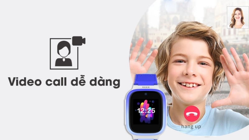 Video call dễ dàng nhờ công nghệ 4G trên đồng hồ Masstel